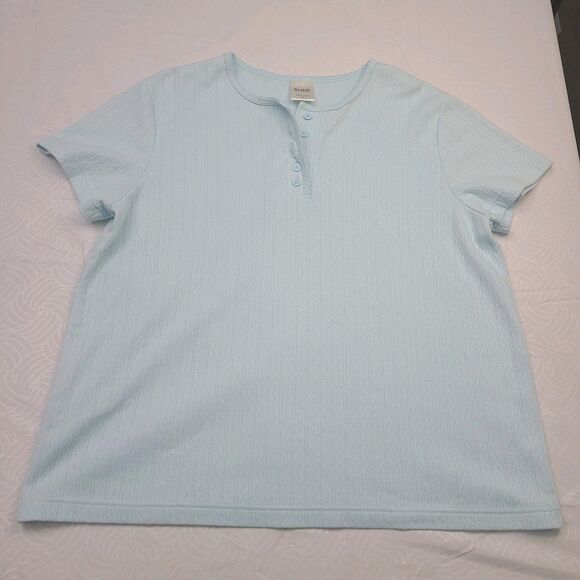 light Blue Blair brand top. Size L - Picture 1 of 3